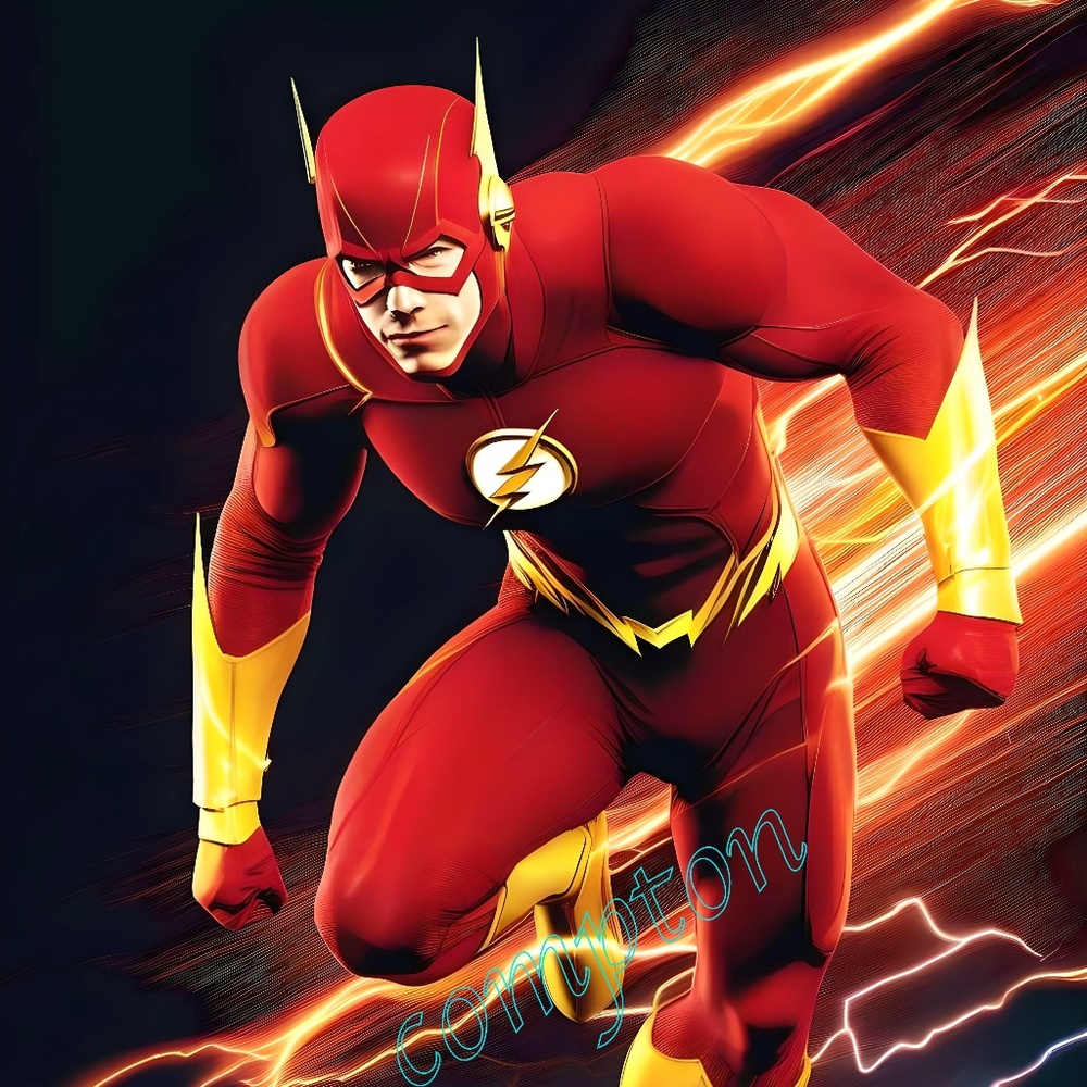 “THE FLASH" 13 x 19" Fine Art Print - only 6 signed and numbered prints made